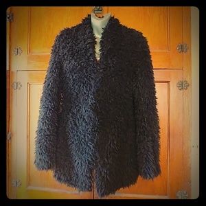 Faux fur coat